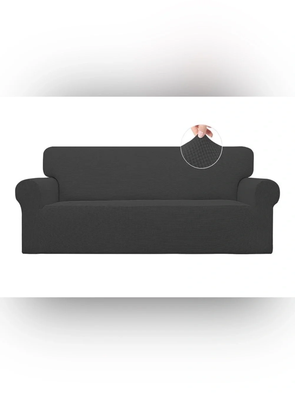 Easy-Going Stretch Sofa Slipcover - Gray